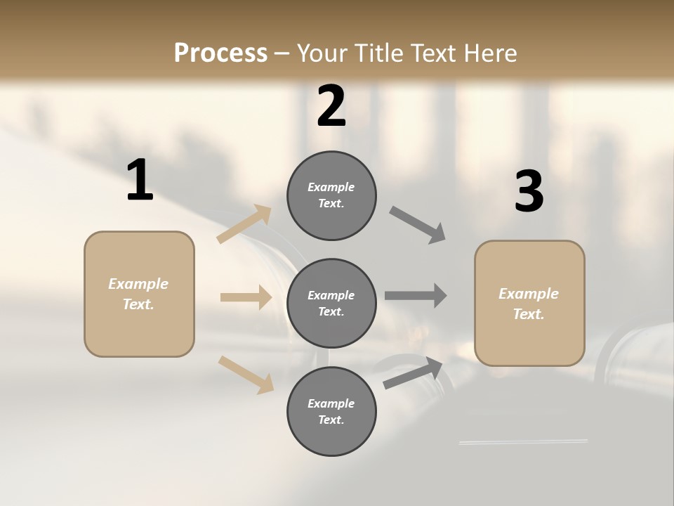 Storage Petrochemical Tank PowerPoint Template