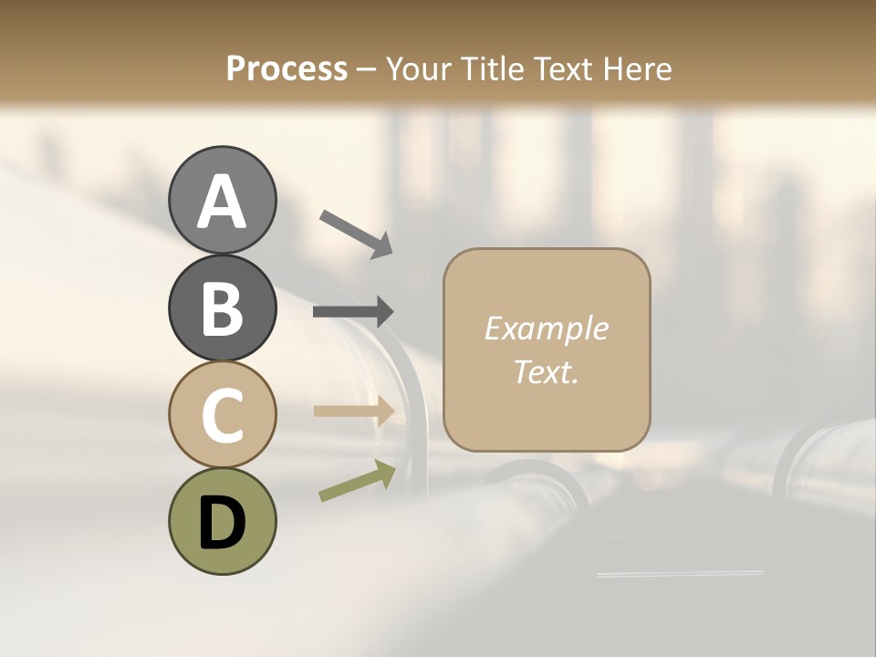 Storage Petrochemical Tank PowerPoint Template