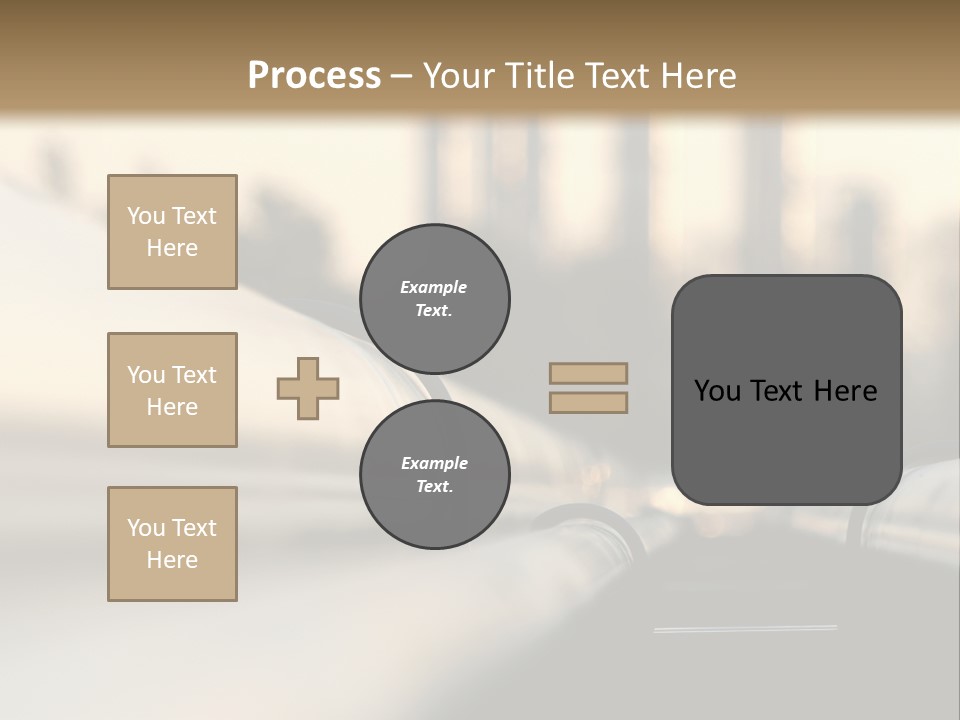 Storage Petrochemical Tank PowerPoint Template