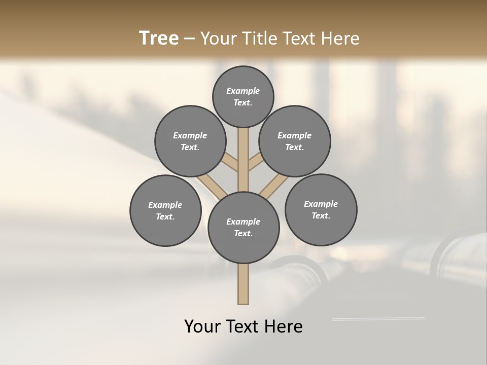 Storage Petrochemical Tank PowerPoint Template