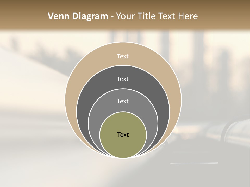 Storage Petrochemical Tank PowerPoint Template