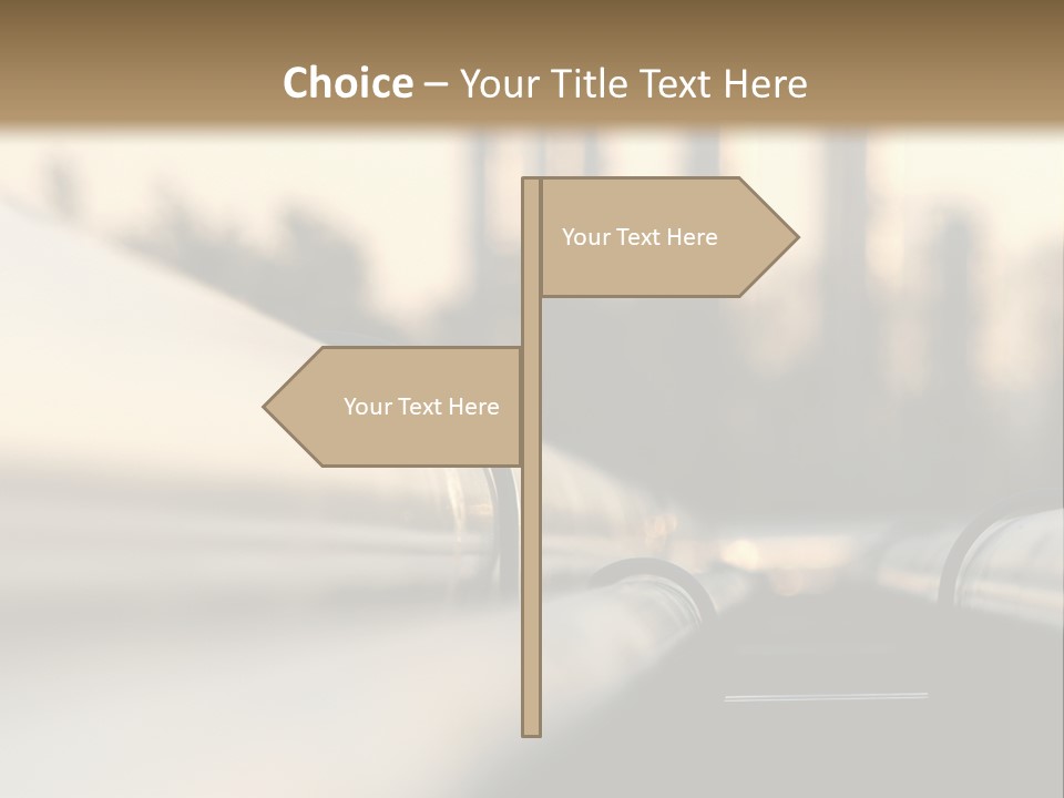 Storage Petrochemical Tank PowerPoint Template
