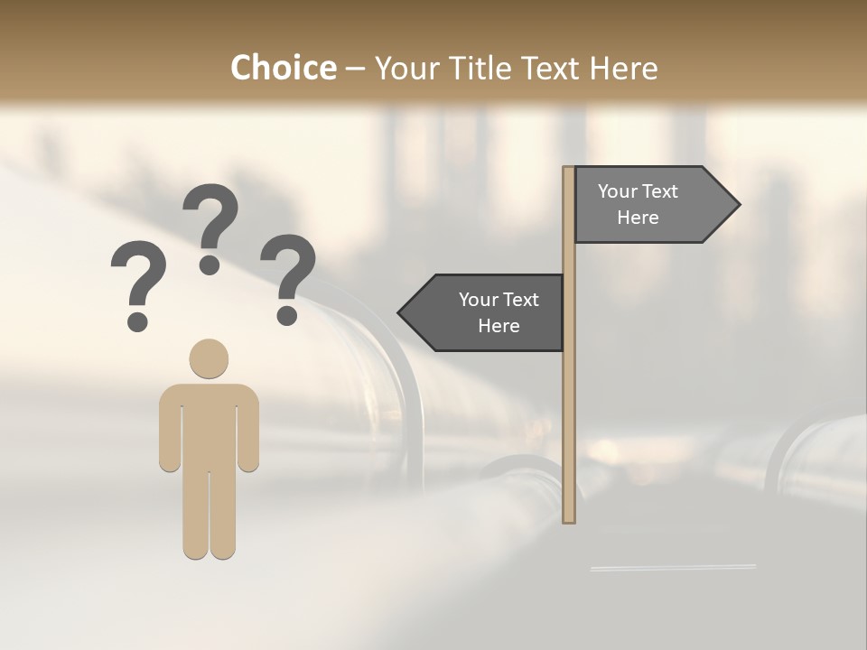 Storage Petrochemical Tank PowerPoint Template