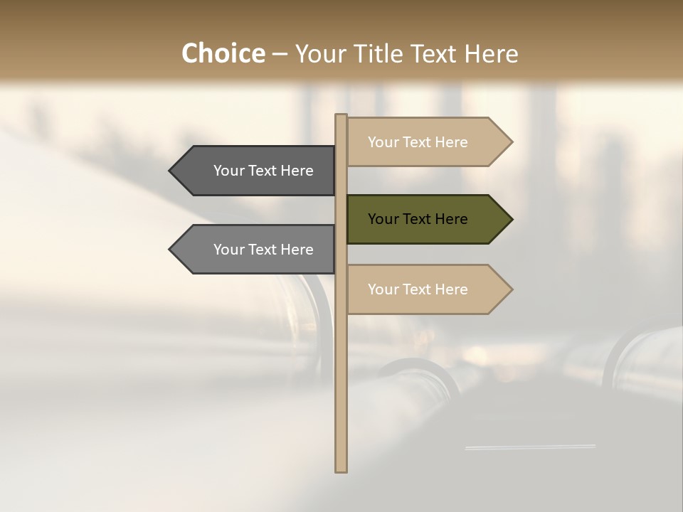Storage Petrochemical Tank PowerPoint Template
