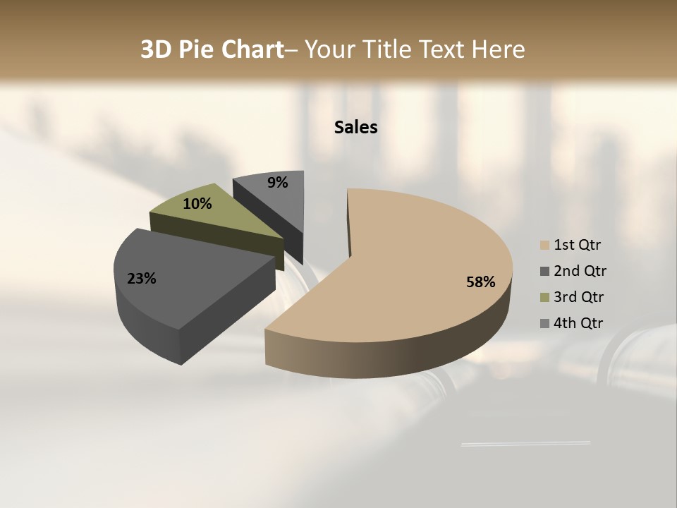 Storage Petrochemical Tank PowerPoint Template