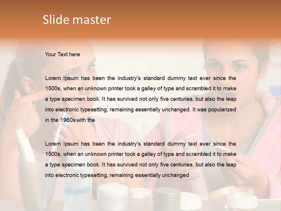 Bathroom Skin Puberty PowerPoint Template