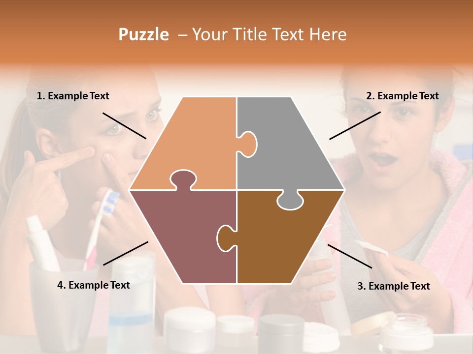 Bathroom Skin Puberty PowerPoint Template