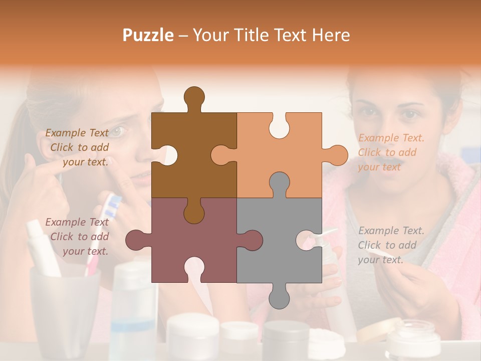 Bathroom Skin Puberty PowerPoint Template