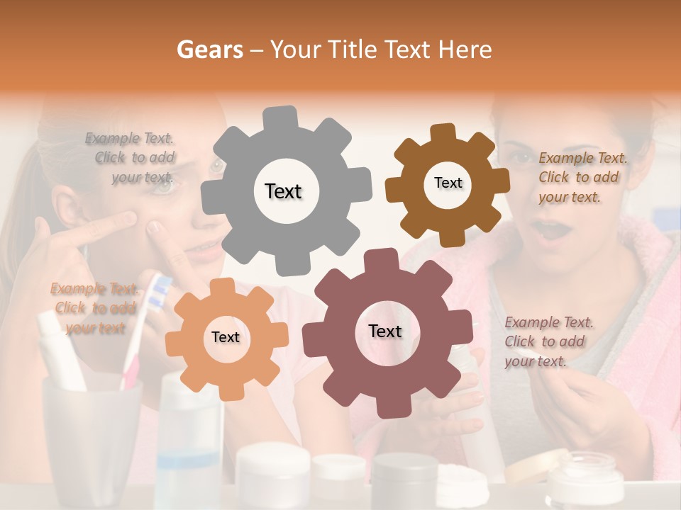 Bathroom Skin Puberty PowerPoint Template