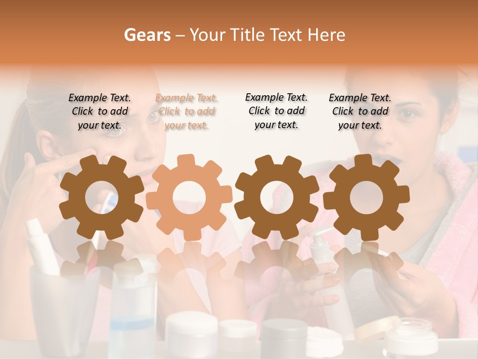 Bathroom Skin Puberty PowerPoint Template