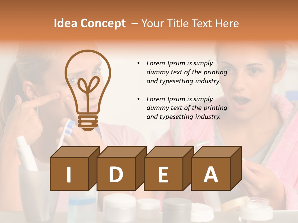 Bathroom Skin Puberty PowerPoint Template