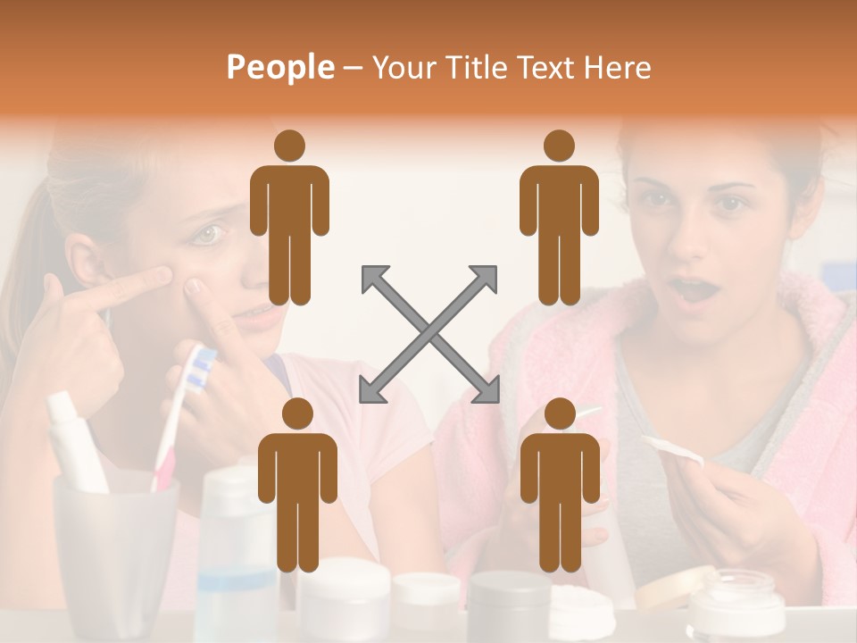 Bathroom Skin Puberty PowerPoint Template