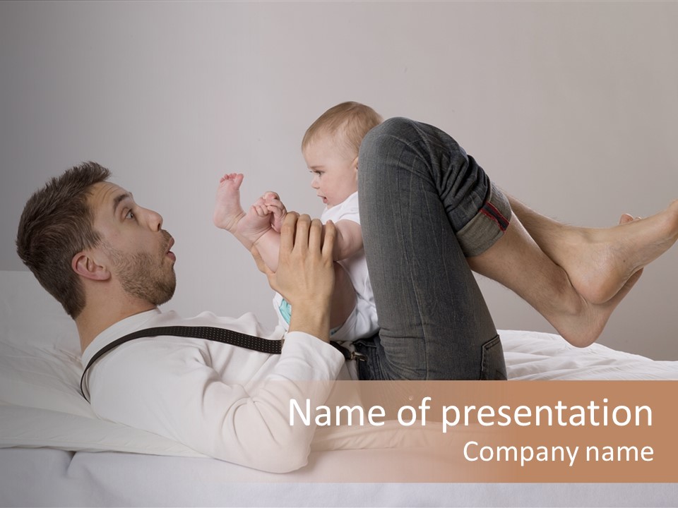 Baby Fun Smile PowerPoint Template