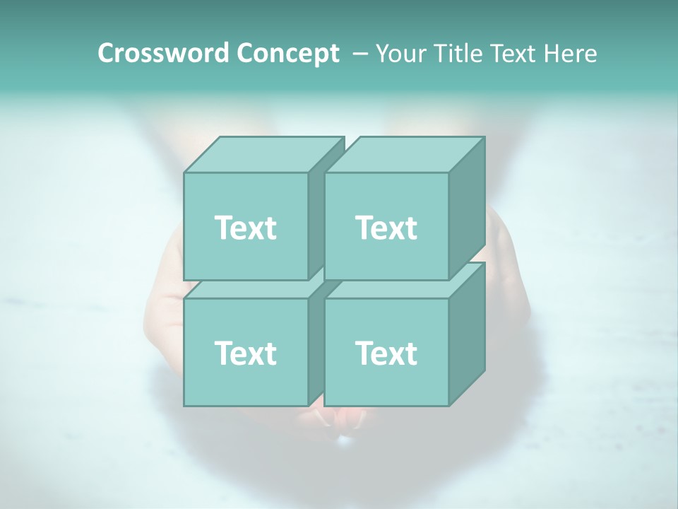 A Person Holding A Heart Shaped Object In Their Hands PowerPoint Template