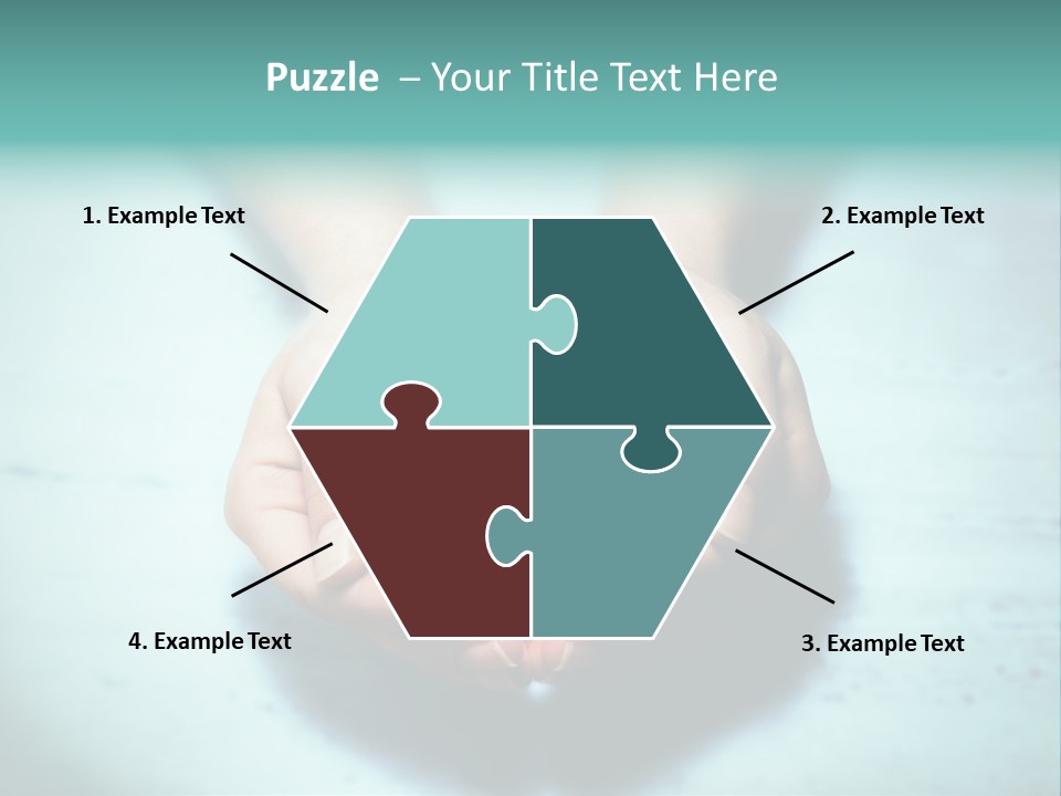 A Person Holding A Heart Shaped Object In Their Hands PowerPoint Template