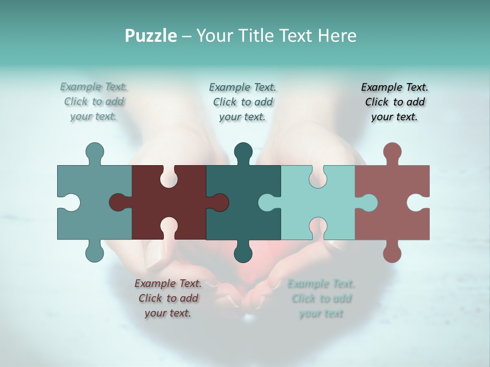 A Person Holding A Heart Shaped Object In Their Hands PowerPoint Template