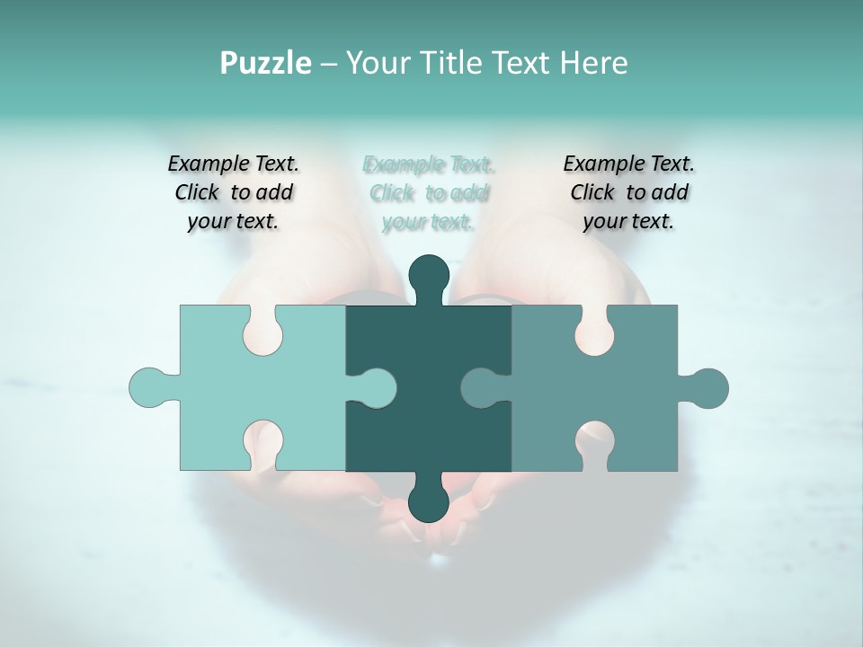 A Person Holding A Heart Shaped Object In Their Hands PowerPoint Template