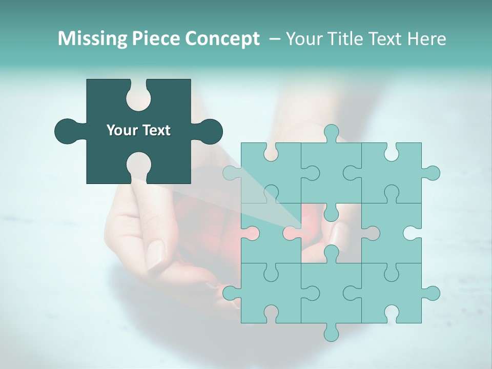 A Person Holding A Heart Shaped Object In Their Hands PowerPoint Template