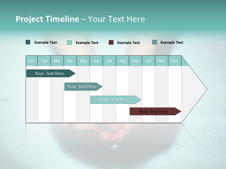 A Person Holding A Heart Shaped Object In Their Hands PowerPoint Template