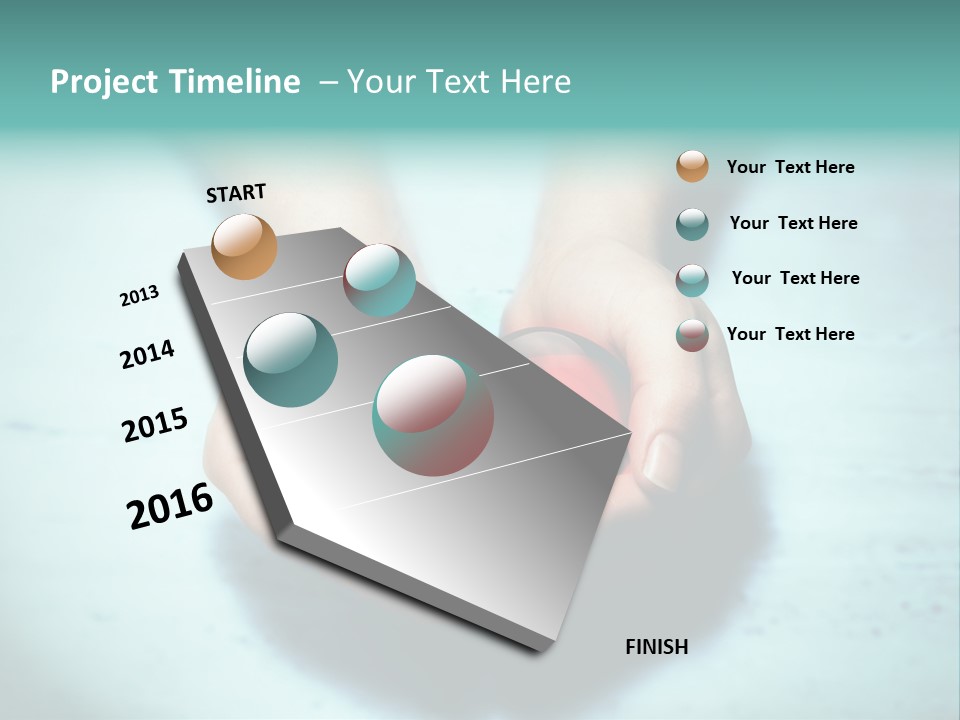 A Person Holding A Heart Shaped Object In Their Hands PowerPoint Template