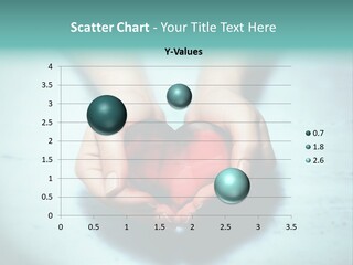 A Person Holding A Heart Shaped Object In Their Hands PowerPoint Template