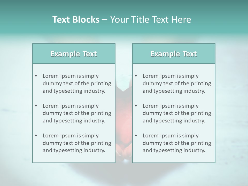 A Person Holding A Heart Shaped Object In Their Hands PowerPoint Template