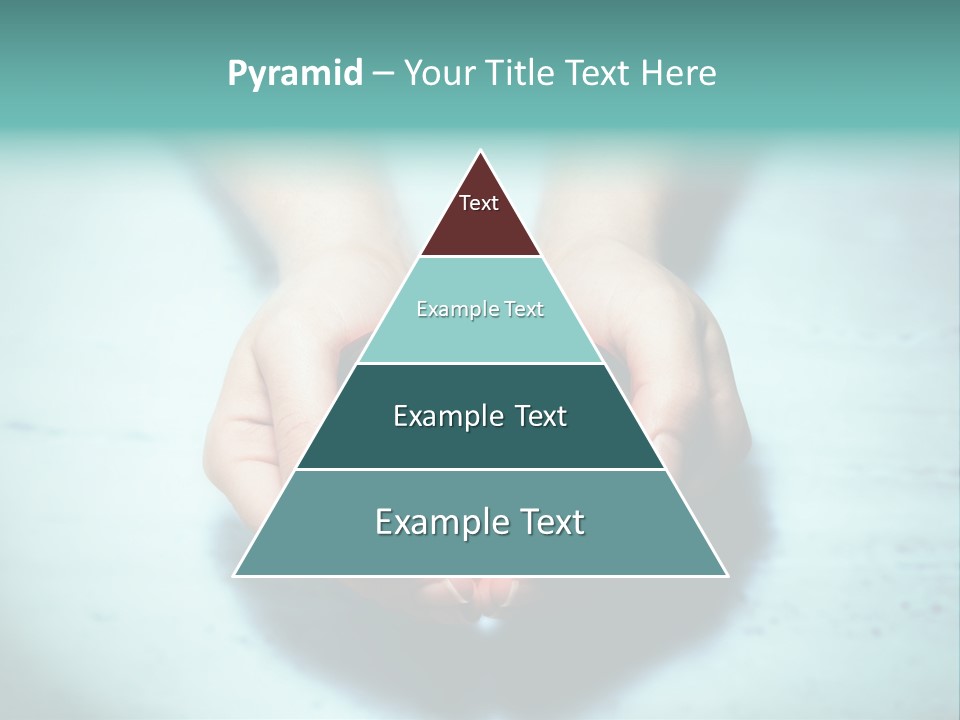 A Person Holding A Heart Shaped Object In Their Hands PowerPoint Template