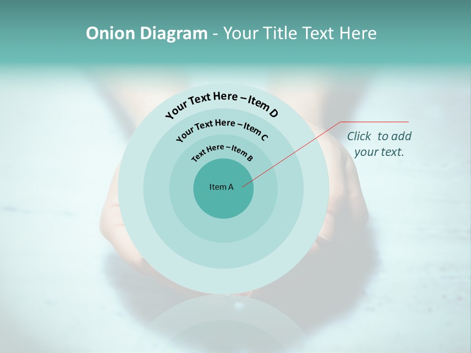 A Person Holding A Heart Shaped Object In Their Hands PowerPoint Template