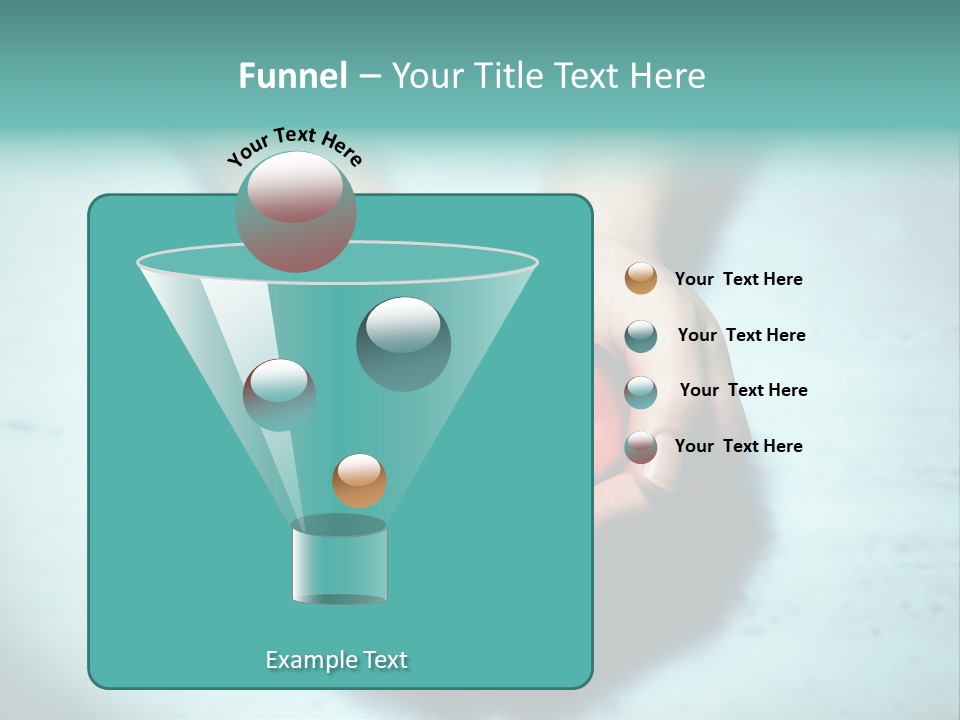 A Person Holding A Heart Shaped Object In Their Hands PowerPoint Template