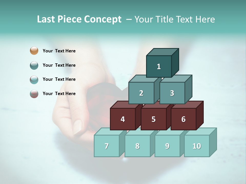 A Person Holding A Heart Shaped Object In Their Hands PowerPoint Template