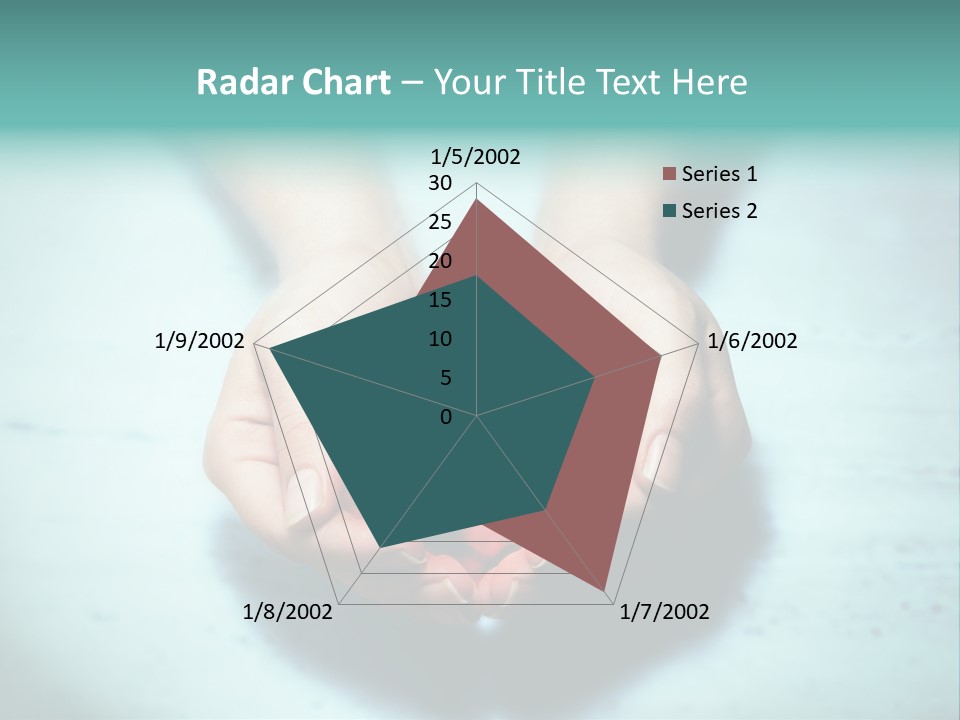 A Person Holding A Heart Shaped Object In Their Hands PowerPoint Template