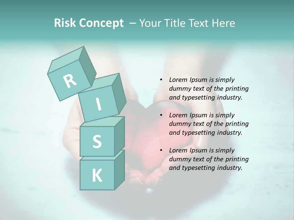 A Person Holding A Heart Shaped Object In Their Hands PowerPoint Template