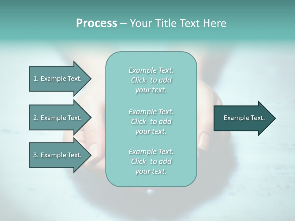 A Person Holding A Heart Shaped Object In Their Hands PowerPoint Template