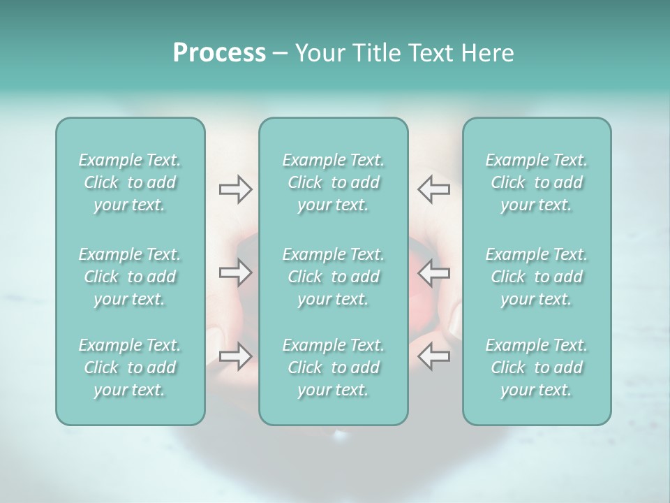 A Person Holding A Heart Shaped Object In Their Hands PowerPoint Template