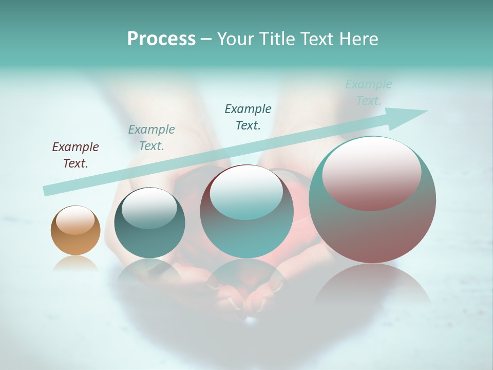 A Person Holding A Heart Shaped Object In Their Hands PowerPoint Template