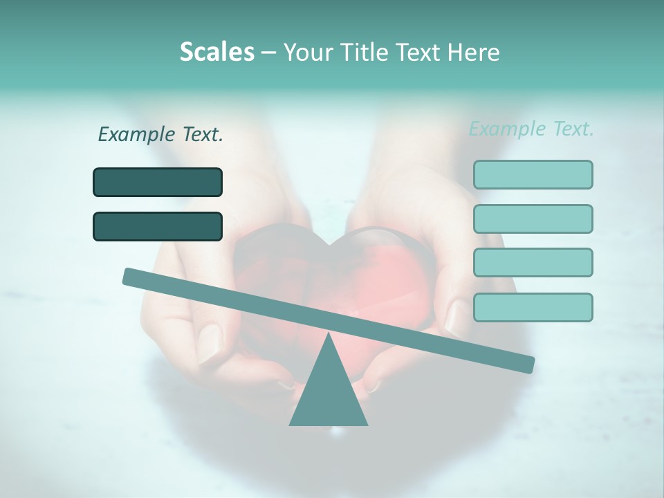 A Person Holding A Heart Shaped Object In Their Hands PowerPoint Template