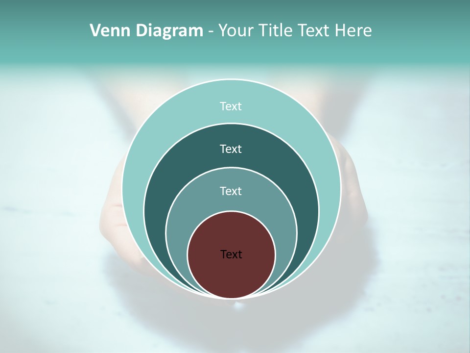 A Person Holding A Heart Shaped Object In Their Hands PowerPoint Template