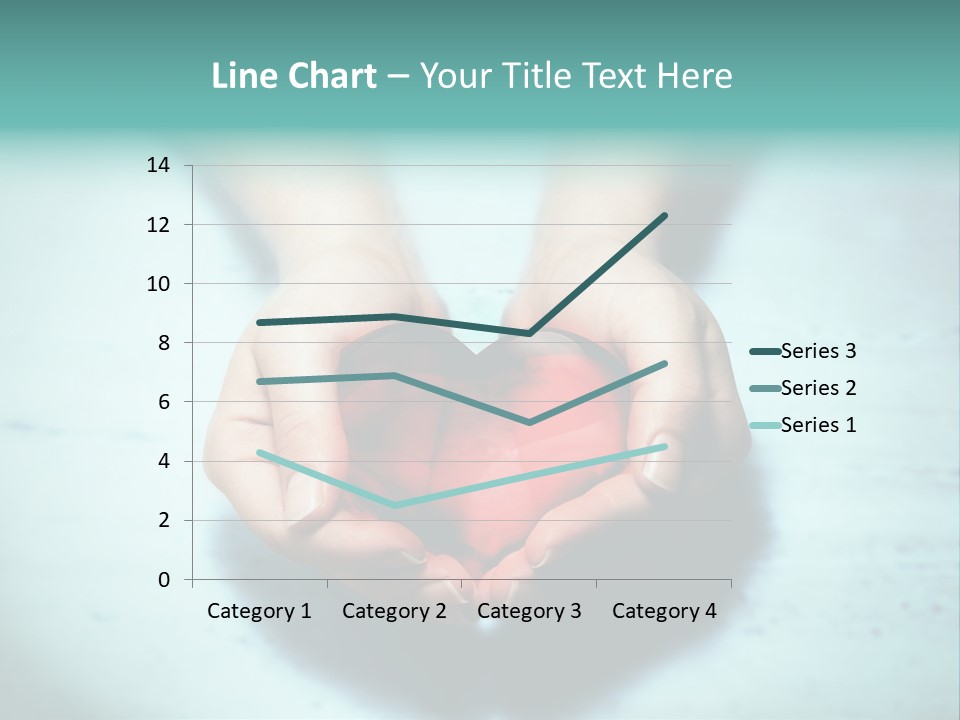 A Person Holding A Heart Shaped Object In Their Hands PowerPoint Template
