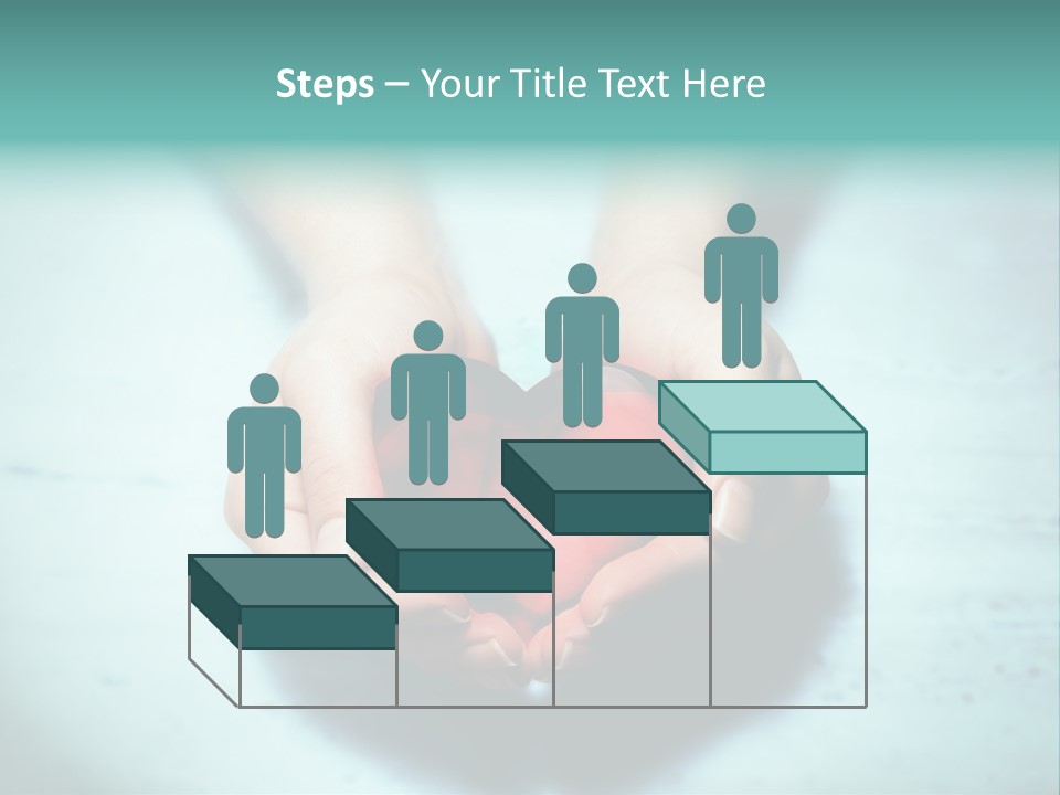 A Person Holding A Heart Shaped Object In Their Hands PowerPoint Template