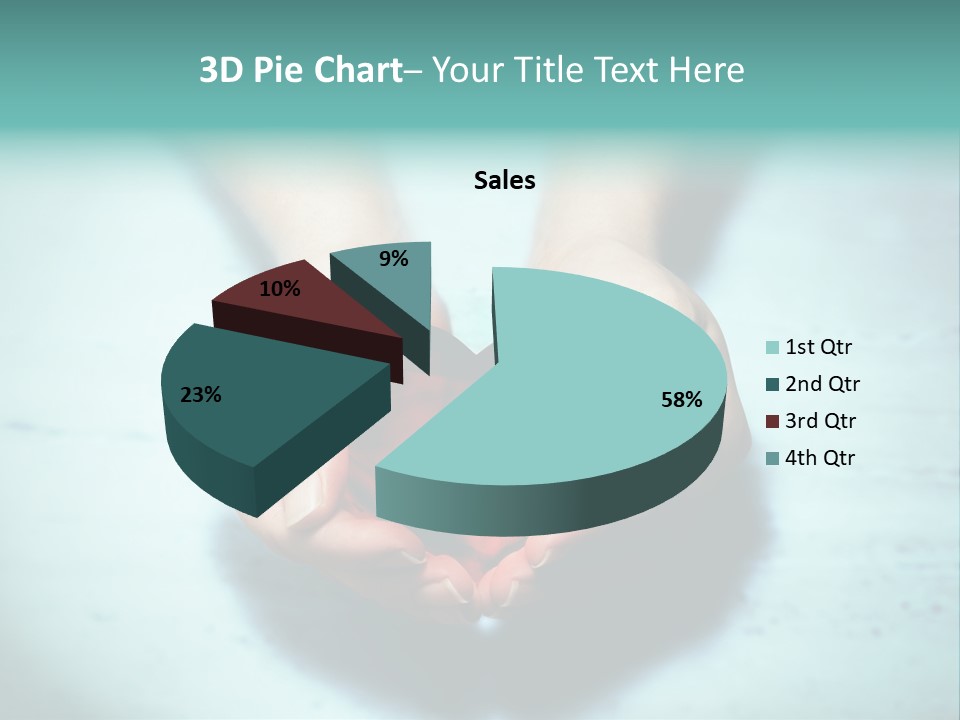 A Person Holding A Heart Shaped Object In Their Hands PowerPoint Template