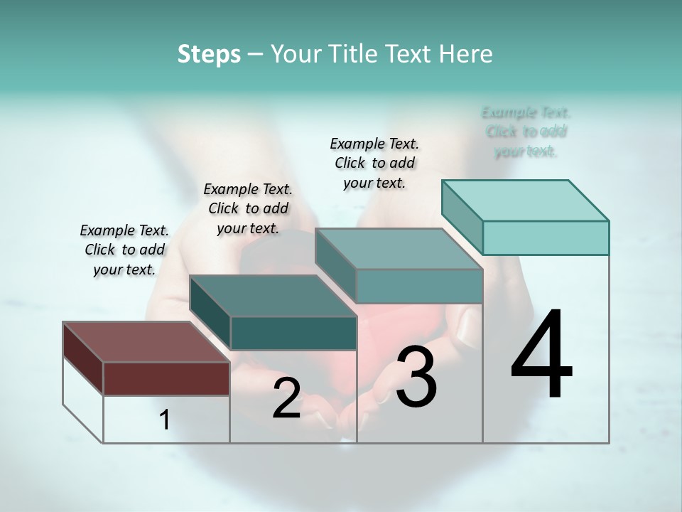 A Person Holding A Heart Shaped Object In Their Hands PowerPoint Template