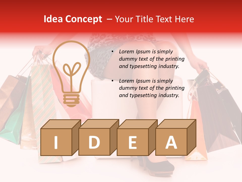 Retail Fun Modern PowerPoint Template