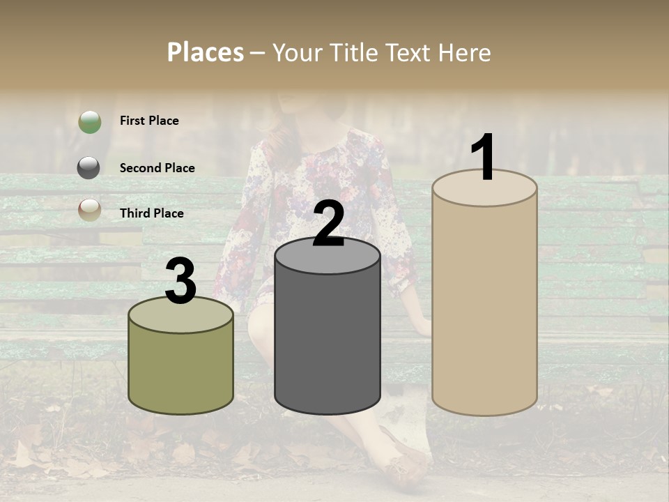 One Smile Girl PowerPoint Template