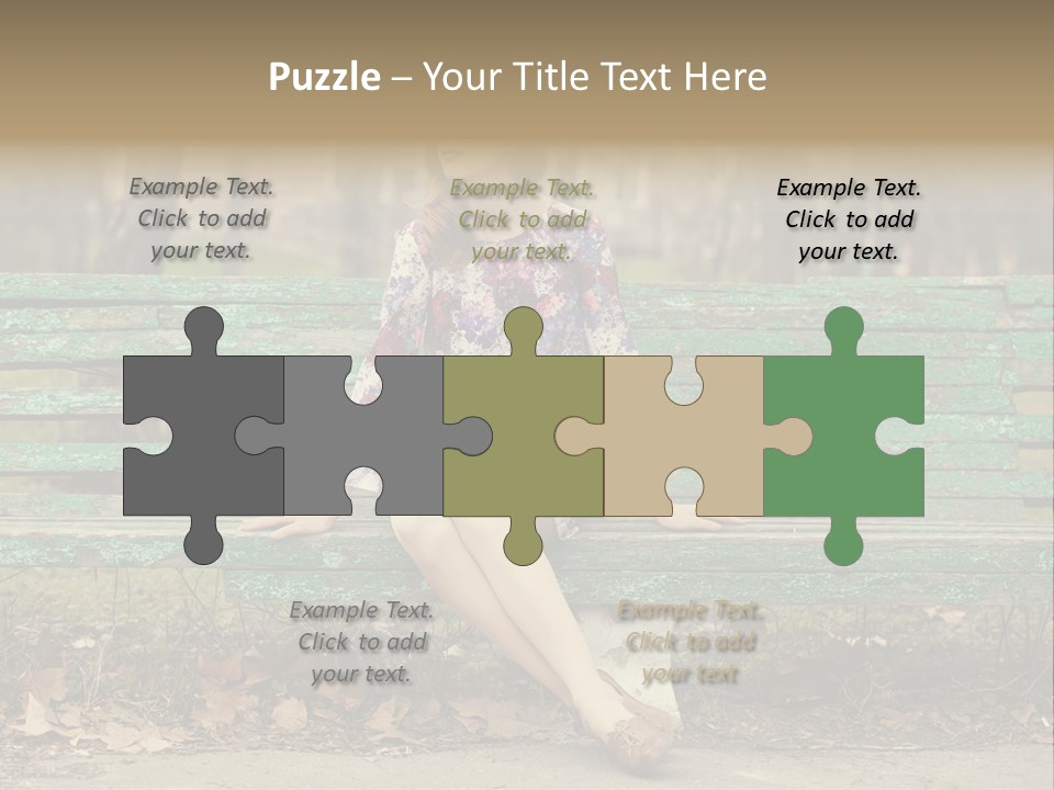 One Smile Girl PowerPoint Template