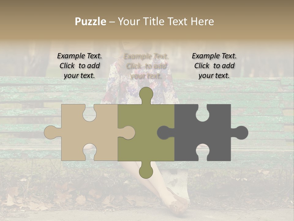 One Smile Girl PowerPoint Template