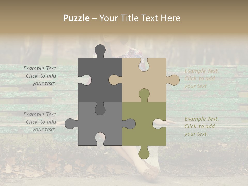 One Smile Girl PowerPoint Template