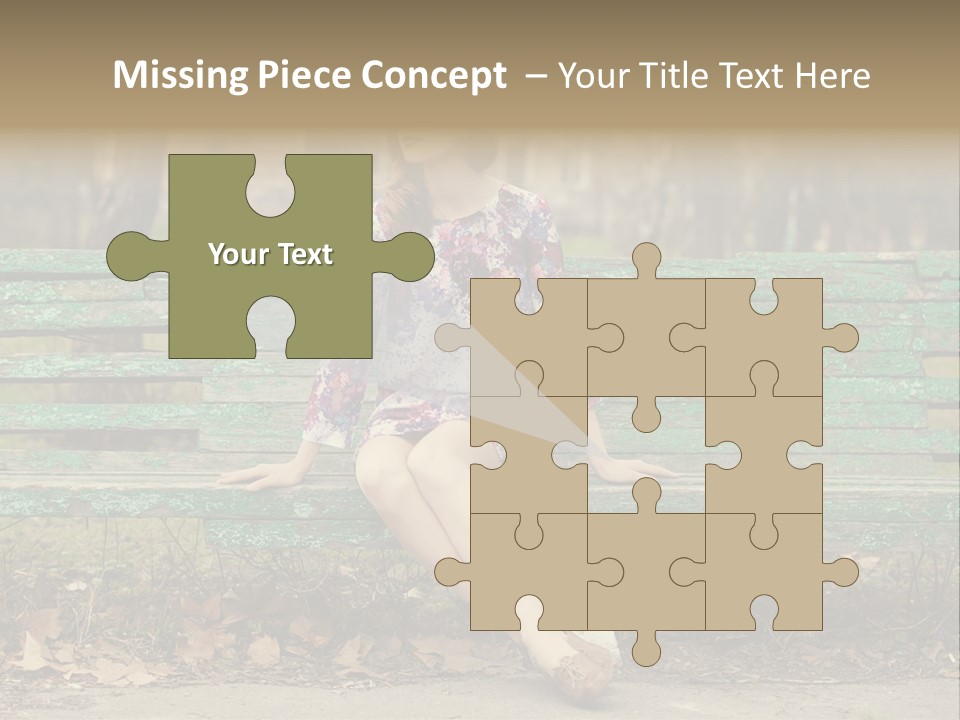 One Smile Girl PowerPoint Template