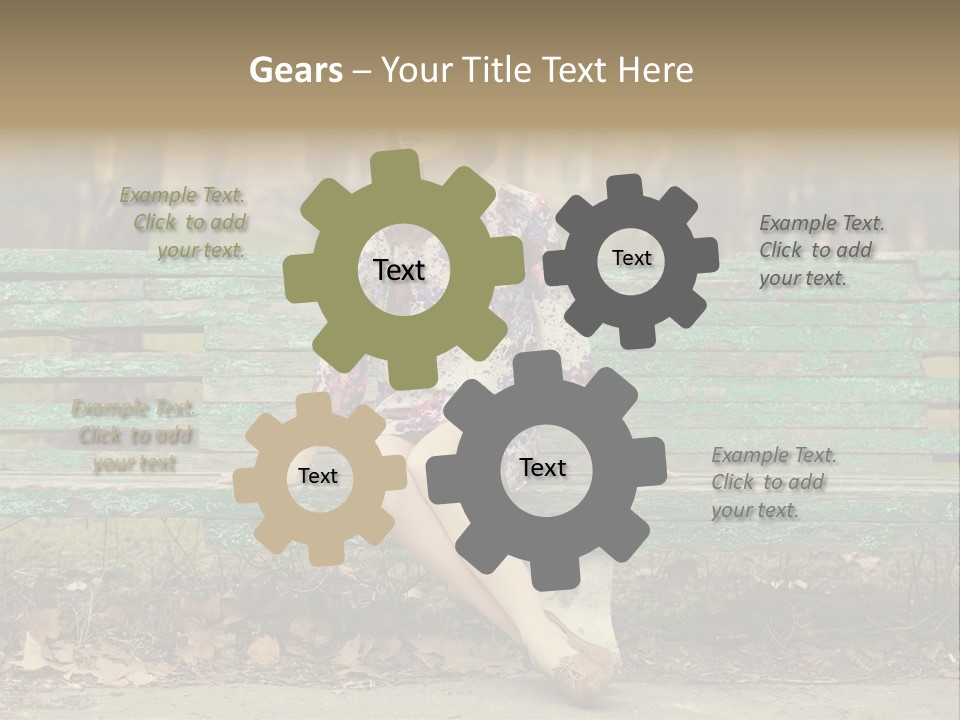 One Smile Girl PowerPoint Template