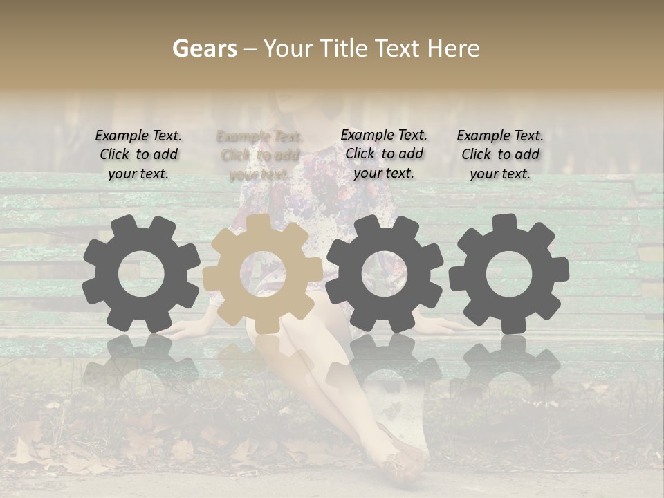 One Smile Girl PowerPoint Template