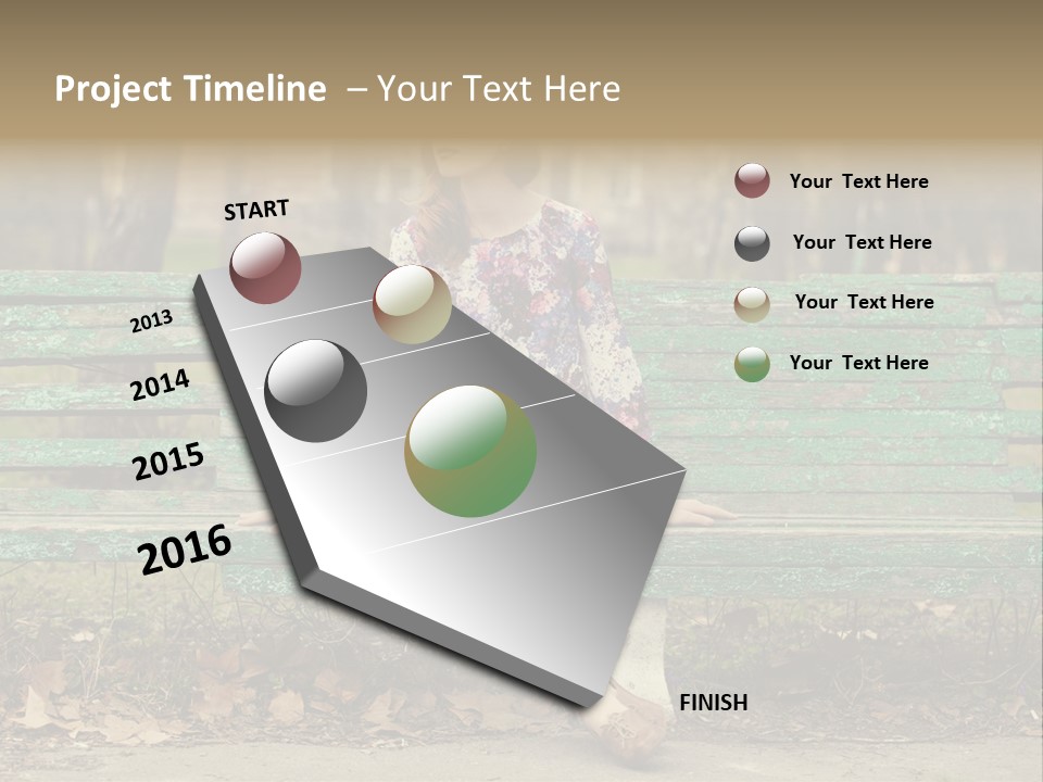 One Smile Girl PowerPoint Template